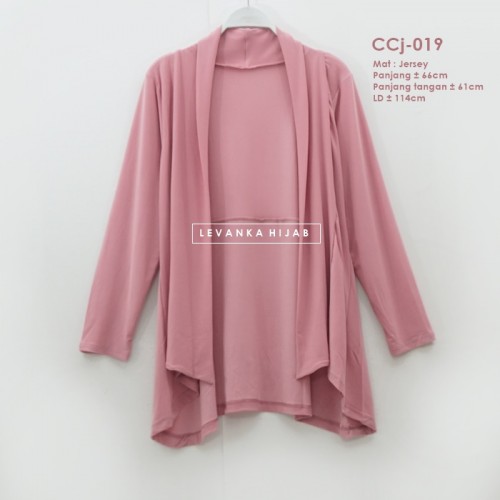CCj-019 Cardigan jersey Lengan panjang